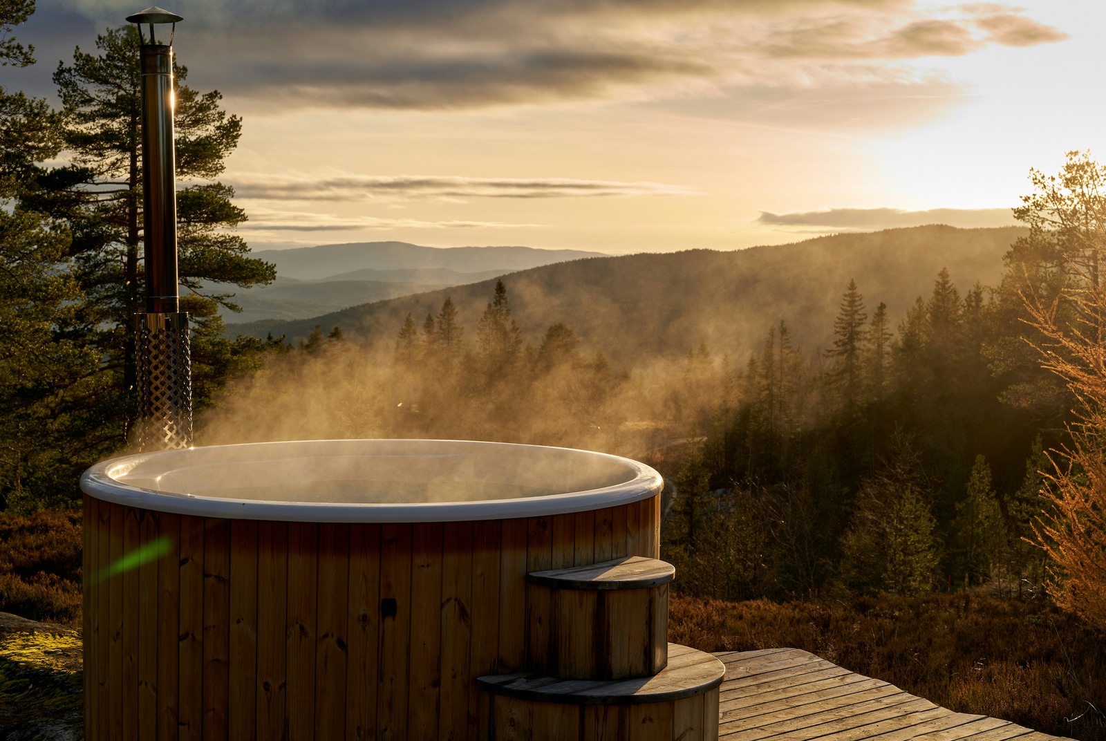 Romantisch overnachten met jacuzzi in badkamer of tuin